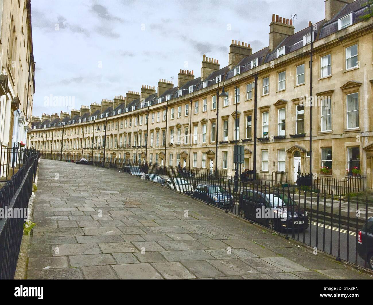 Badewanne, Vereinigtes Königreich. - Smartphone-aufgenommenes Stockfoto
