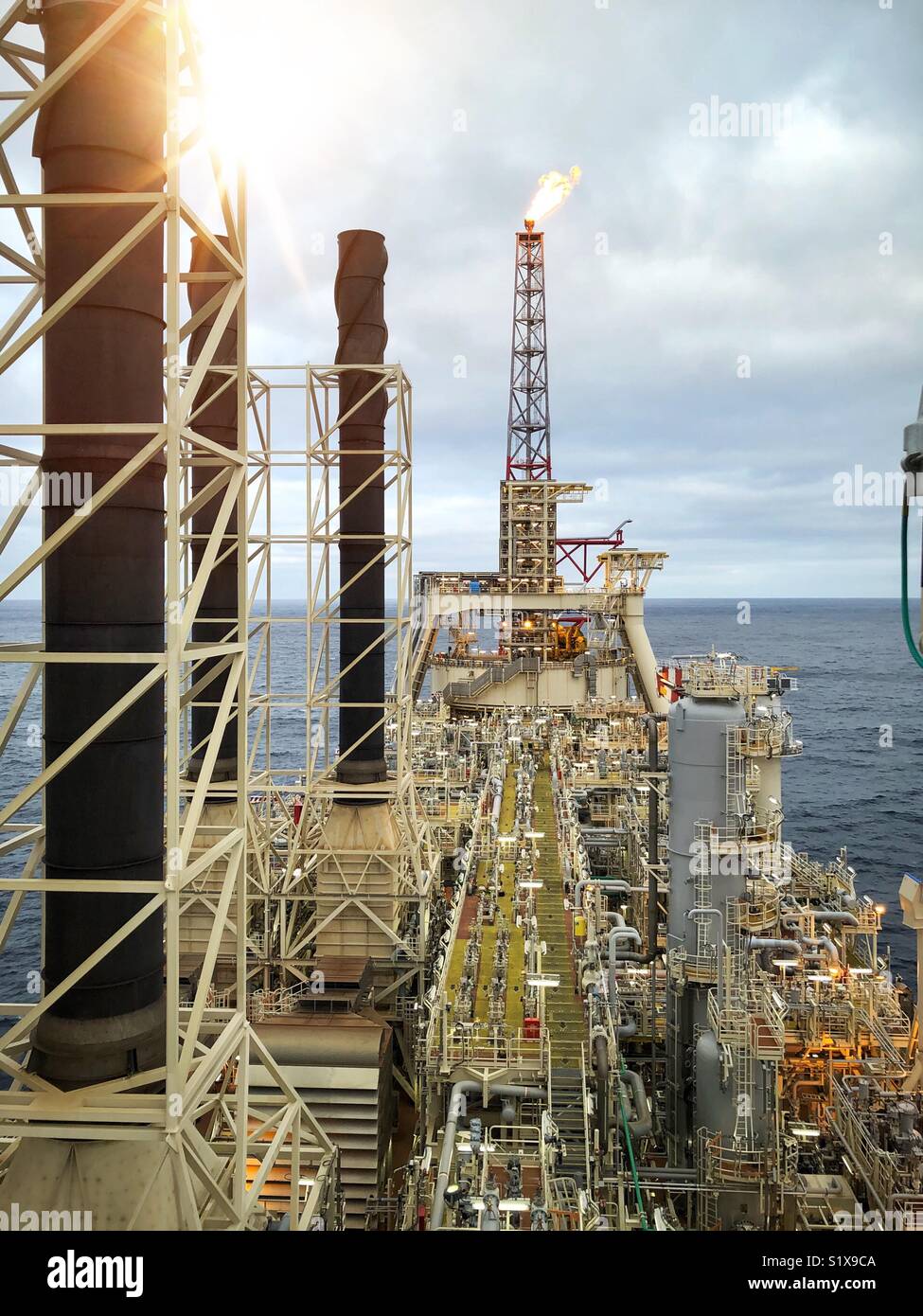 Nordsee FPSOBP Glen Lyon Stockfotografie Alamy