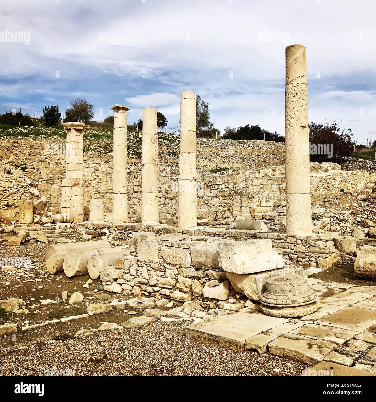 Ruinen von Amathus, Zypern Stockfoto