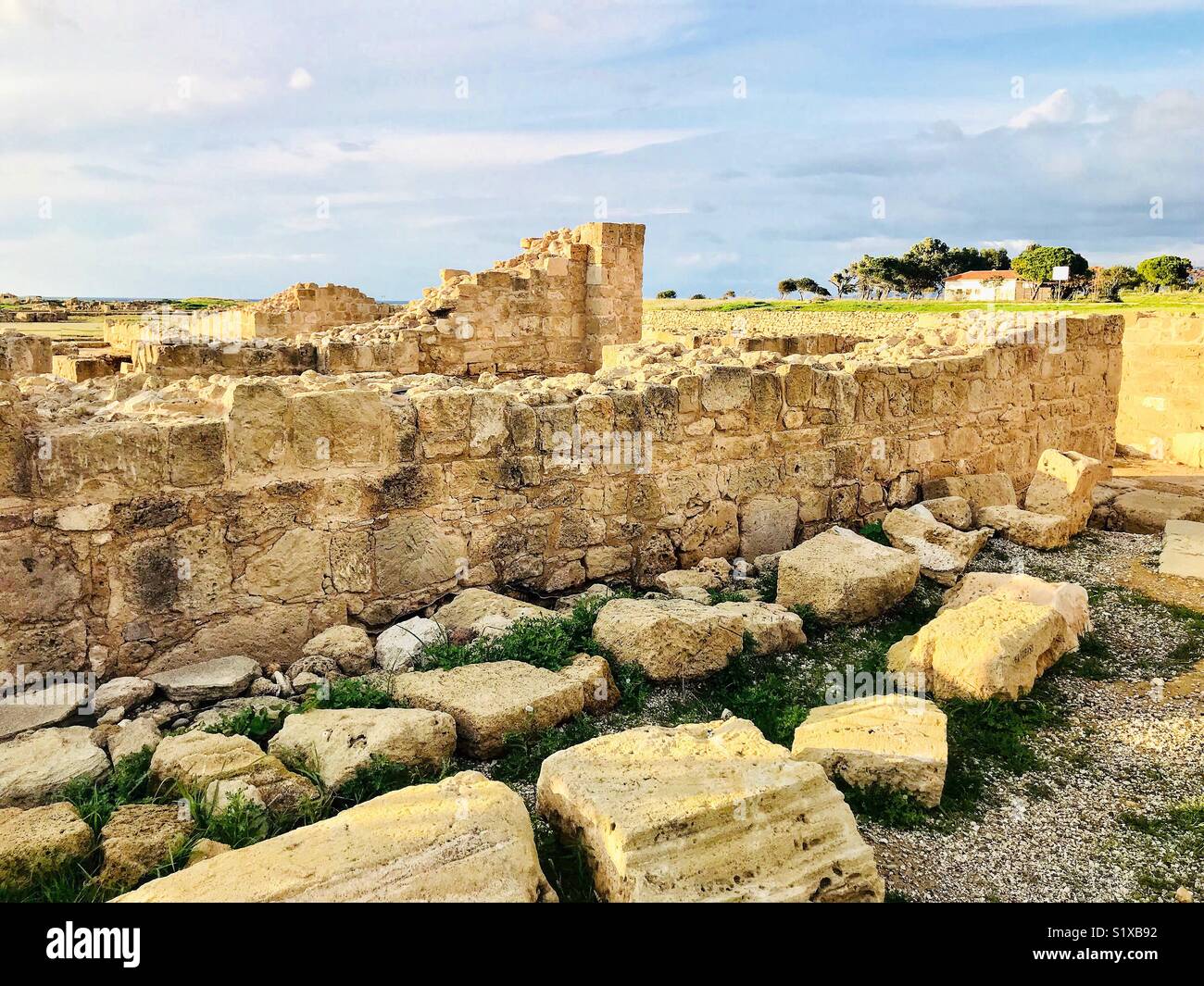 Archäologischer Park Paphos, Paphos, Zypern Stockfoto