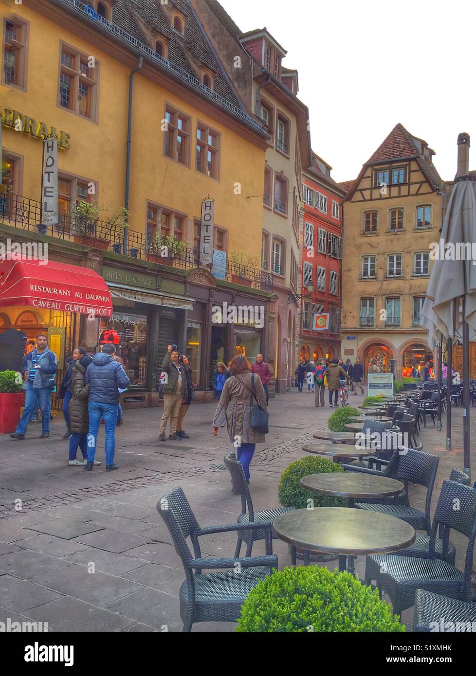 Straßburg streetphoto Stockfoto
