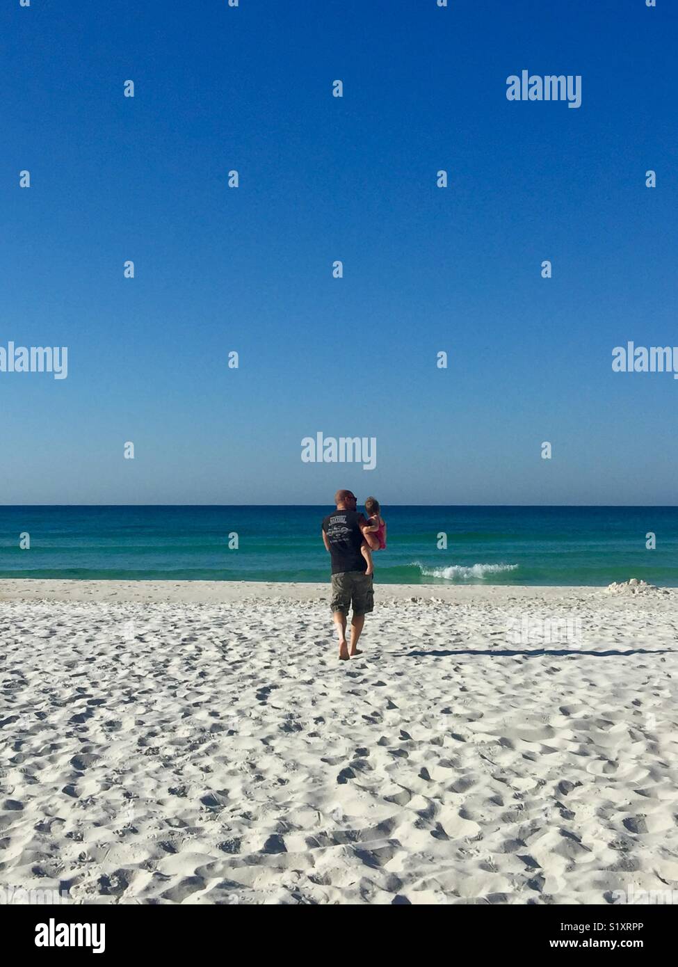 Tag am Strand! Stockfoto