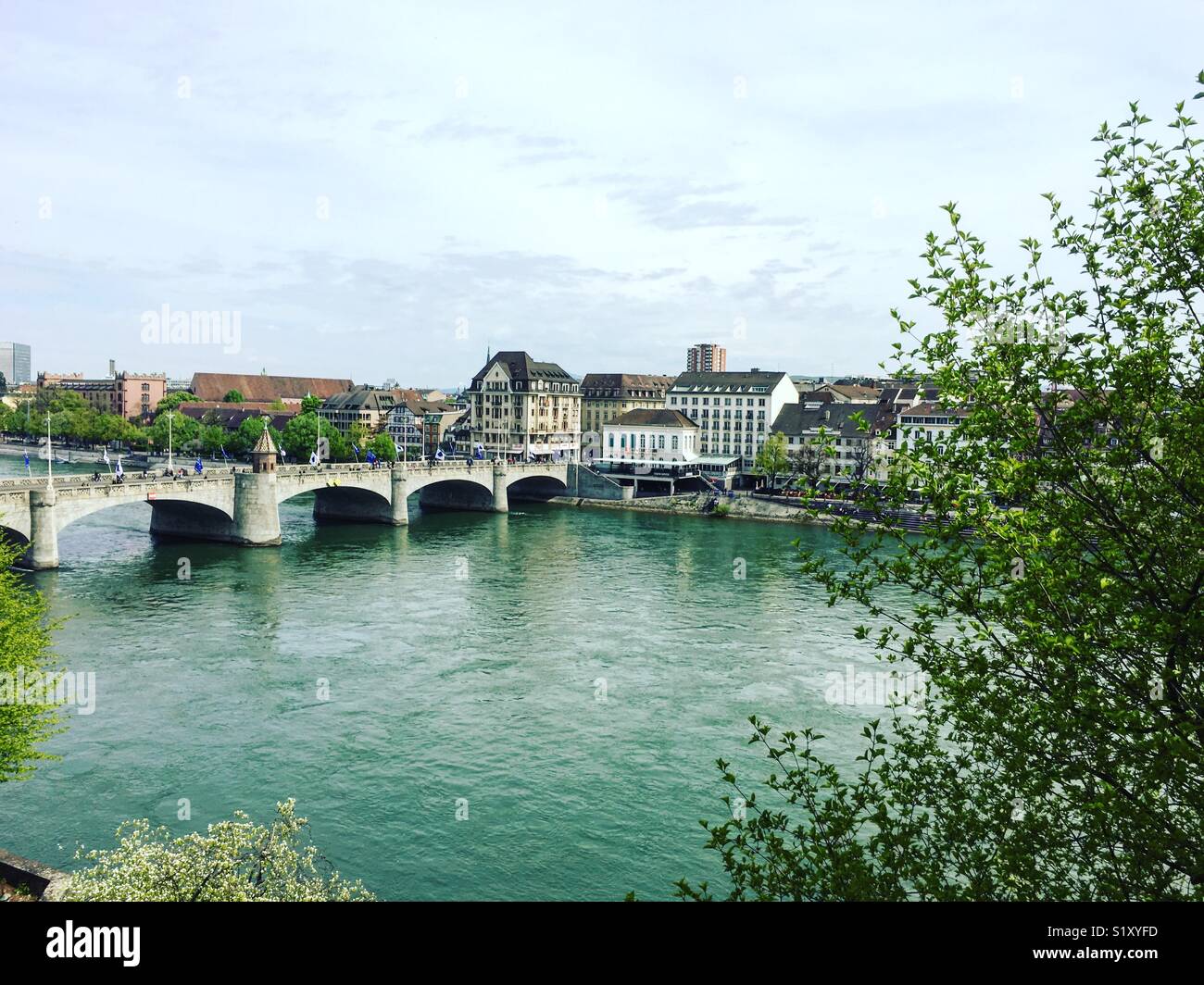 Basel Stadt Stockfoto