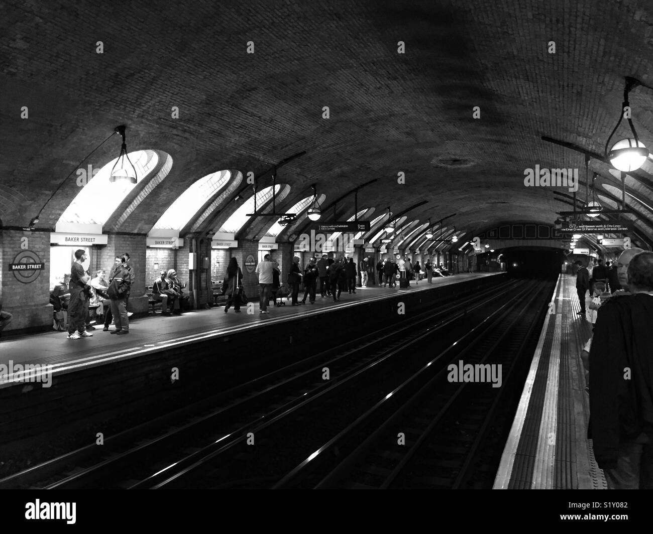 Londoner u-Bahn Stockfoto