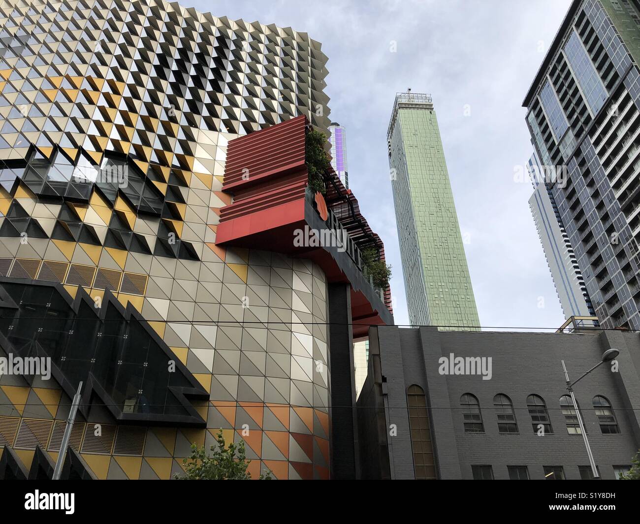 Moderne Architektur in Melbourne in Australien Stockfoto