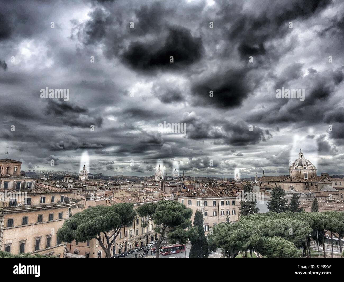 Kathedrale in Roma Stockfoto