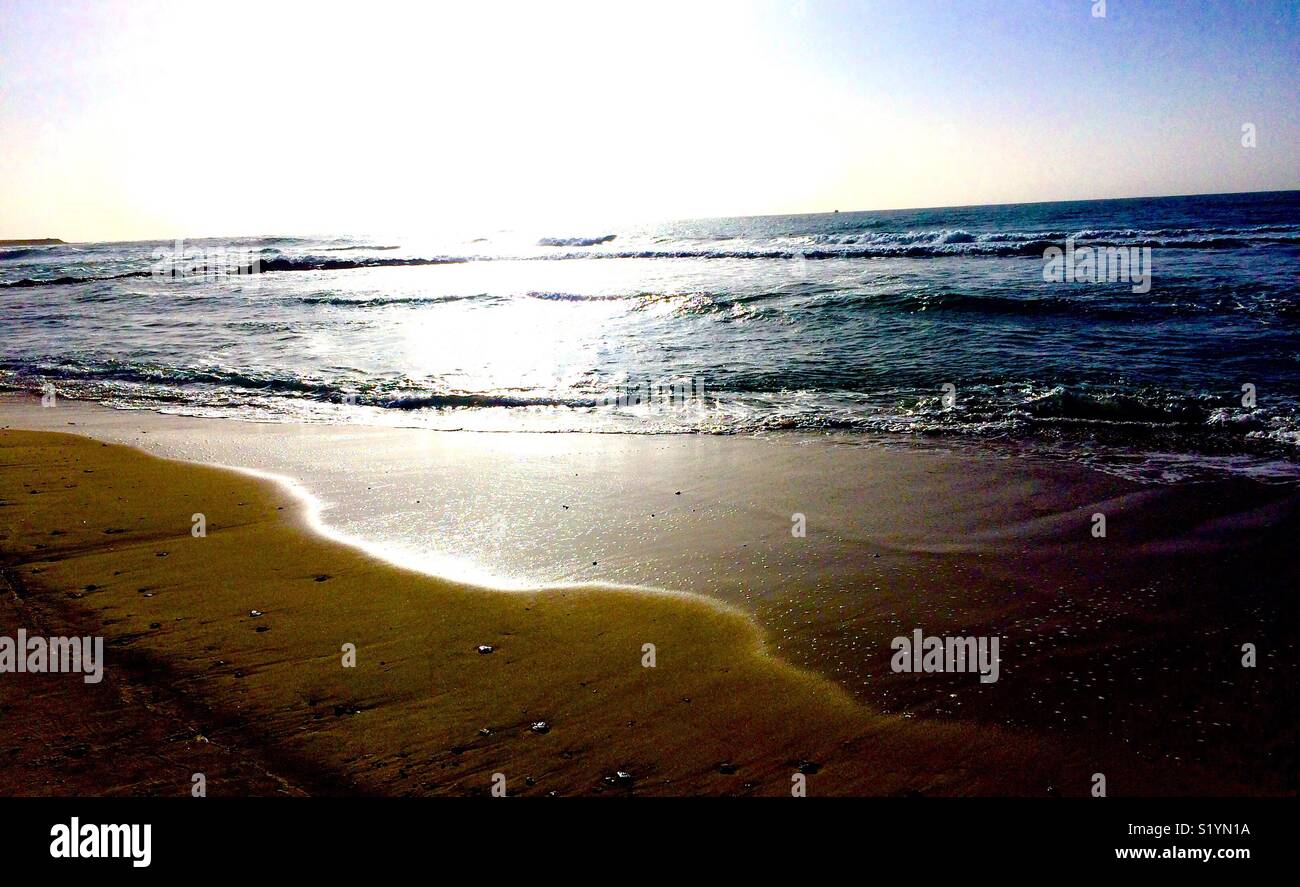 Magische Romanze Seashore. Stockfoto