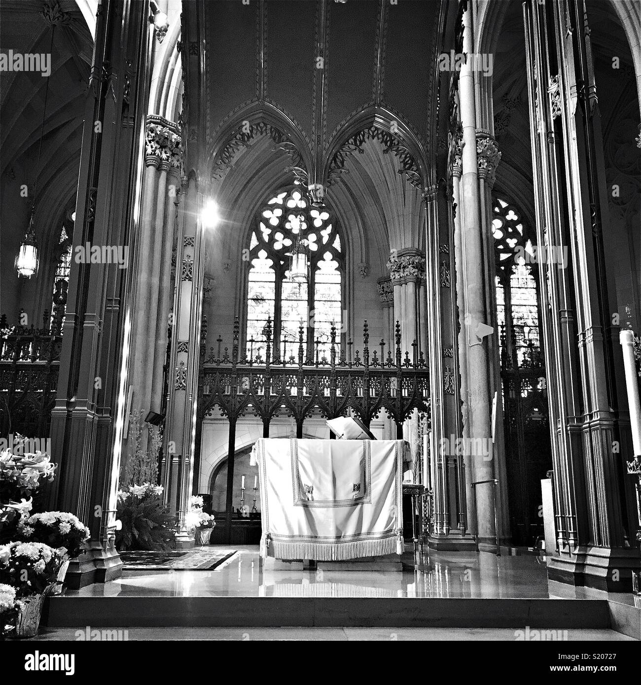 Die St. Patrick's Cathedral in New York Stockfoto