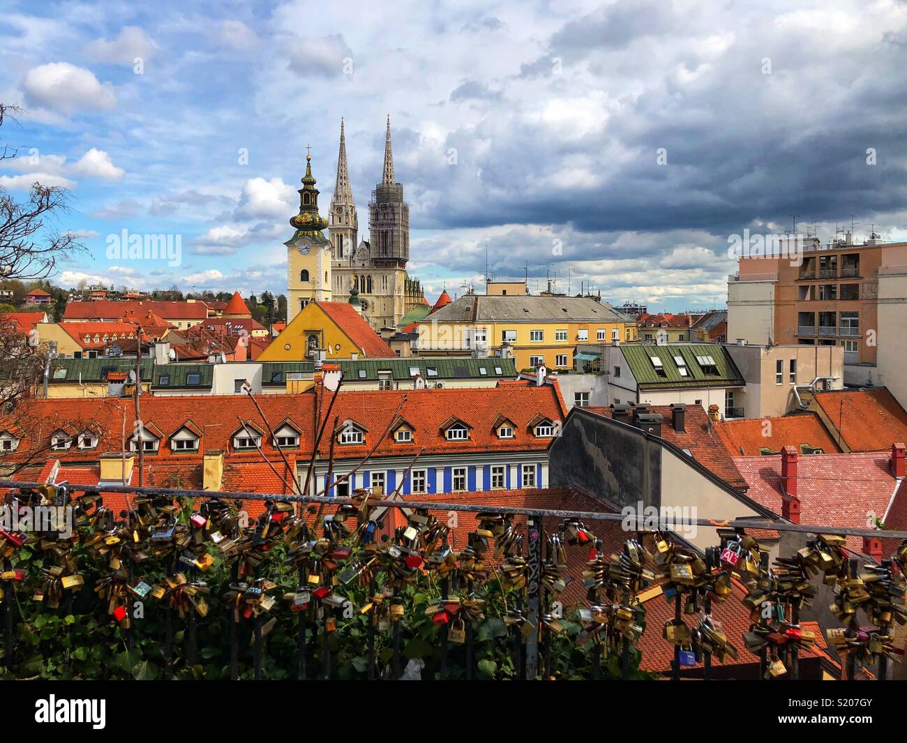Kathedrale von Zagreb Kroatien Stockfoto
