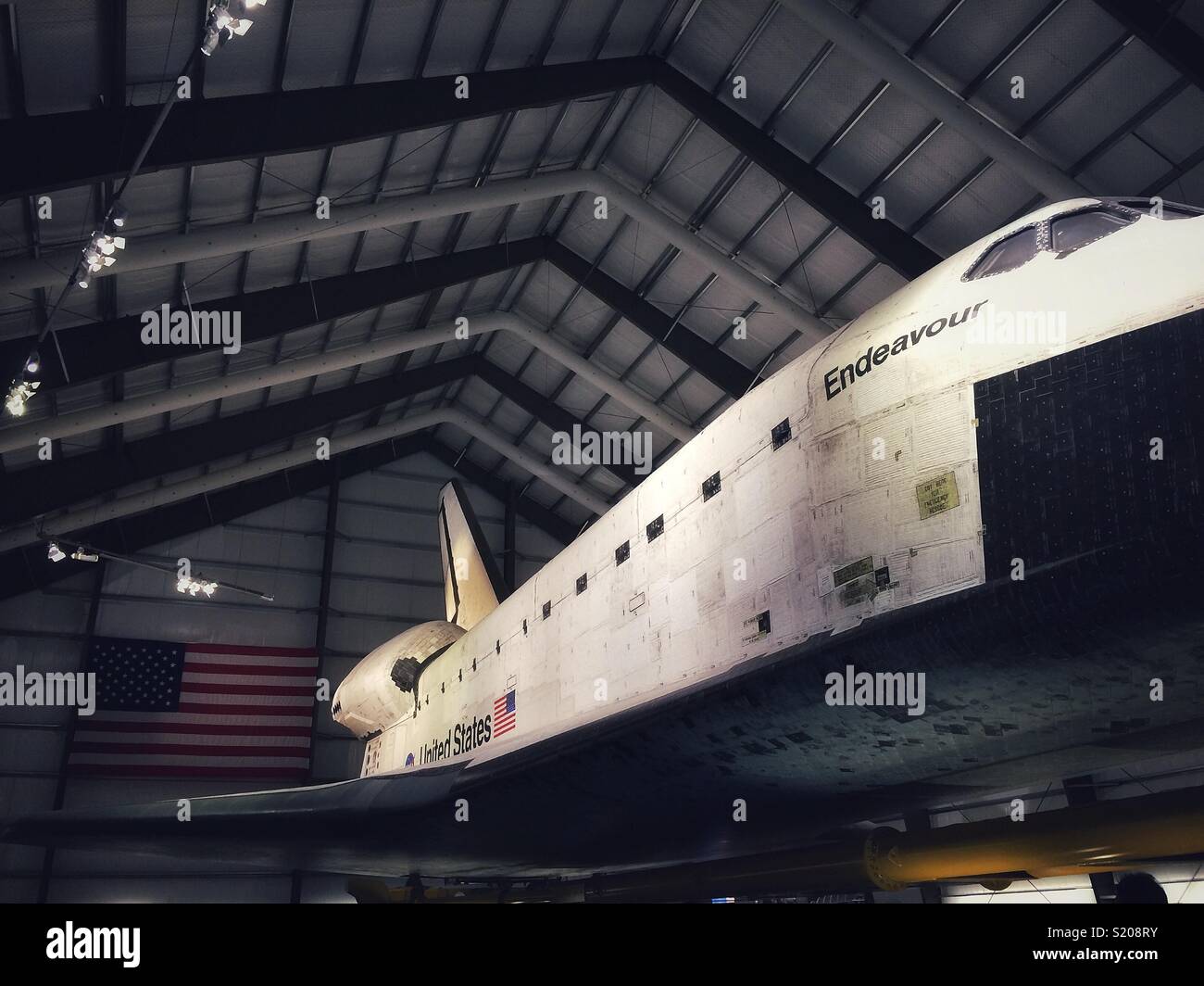 Space Shuttle Endeavour, California Science Center, Los Angeles, CA Stockfoto