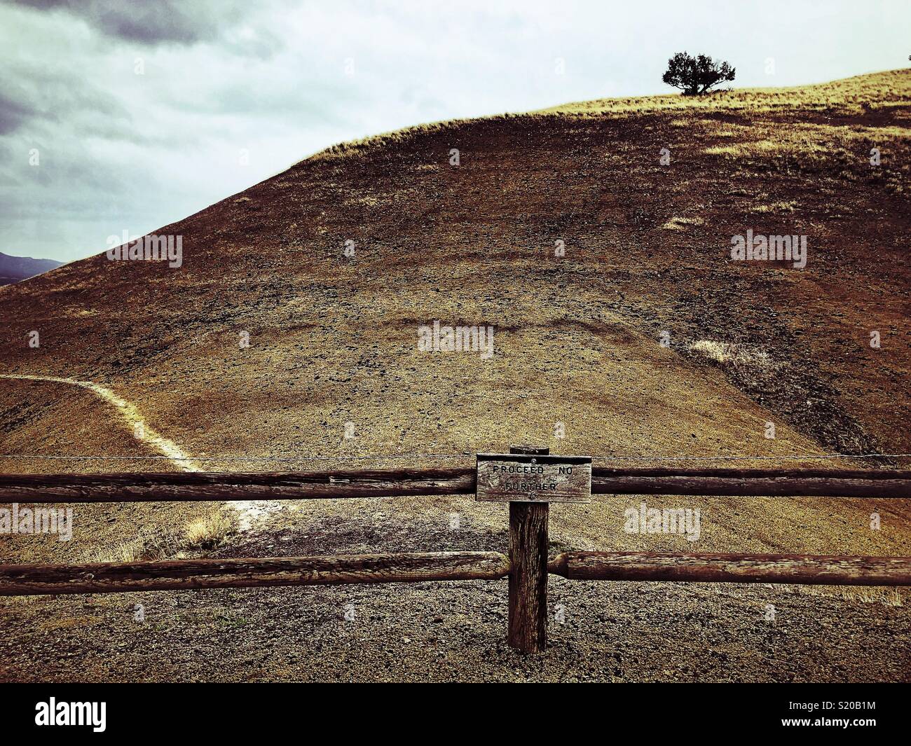 Wild West Virginia Painted Hills Stockfoto