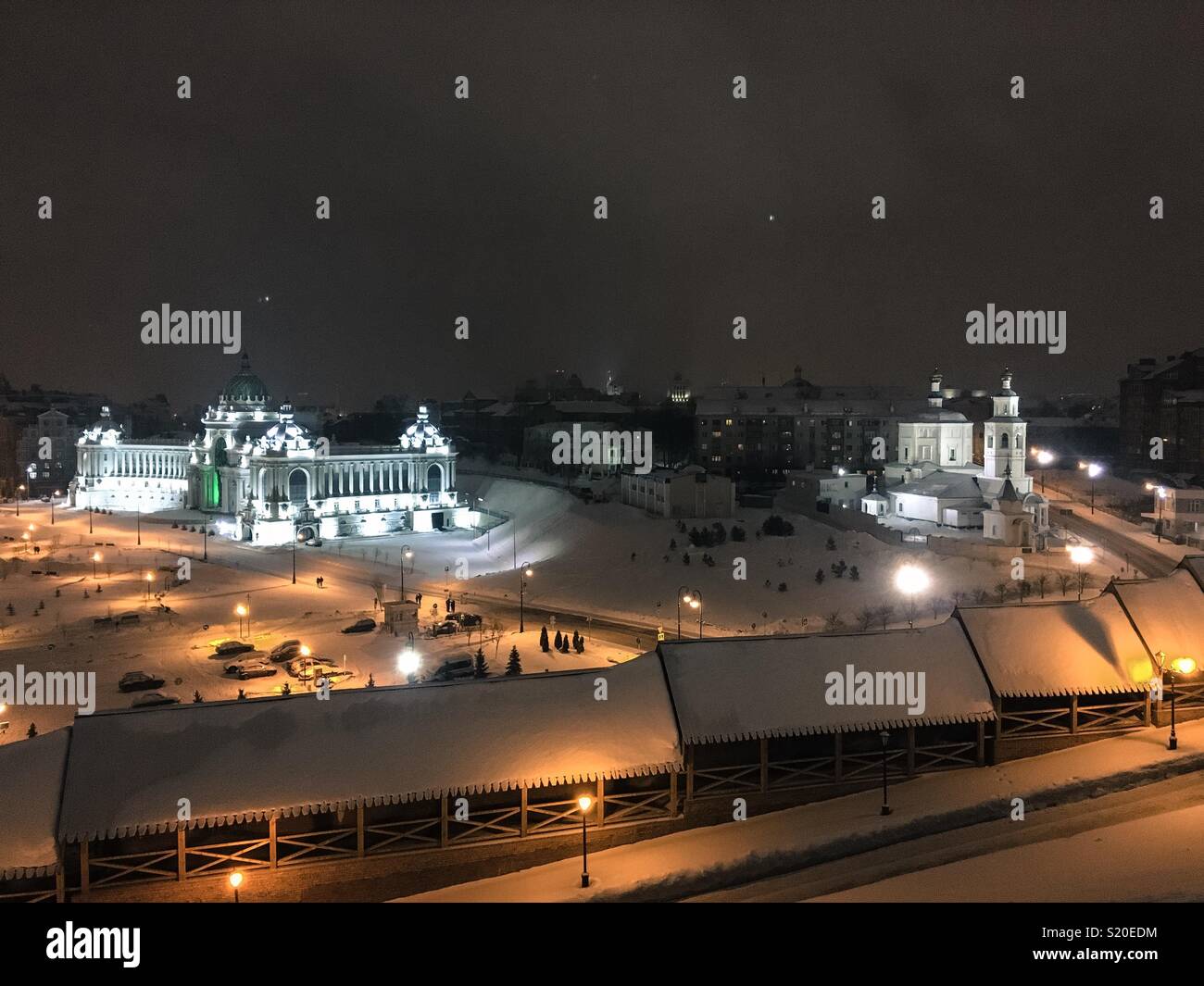 Nacht Stadtbild Stockfoto