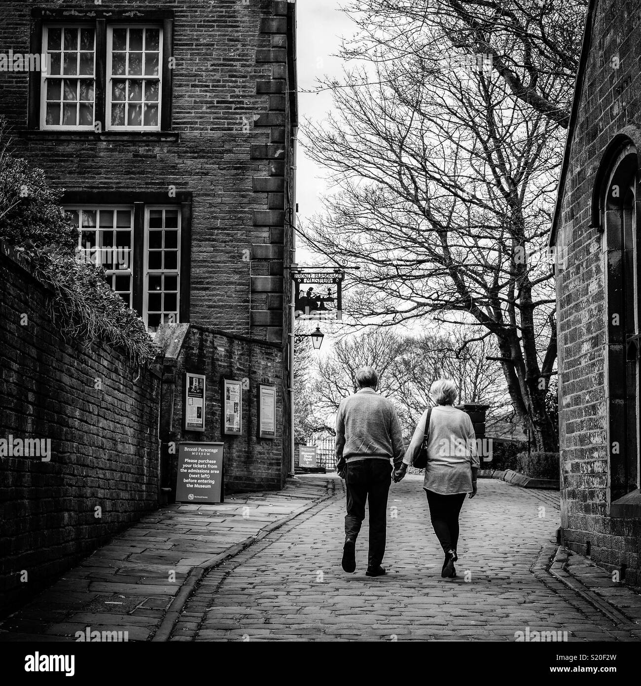 Die Bronte Parsonage Museum, Haworth, Bradford, West Yorkshire, England Stockfoto
