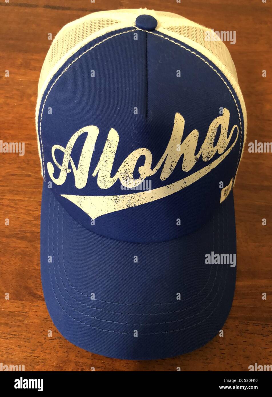 Aloha Baseball Cap Stockfoto
