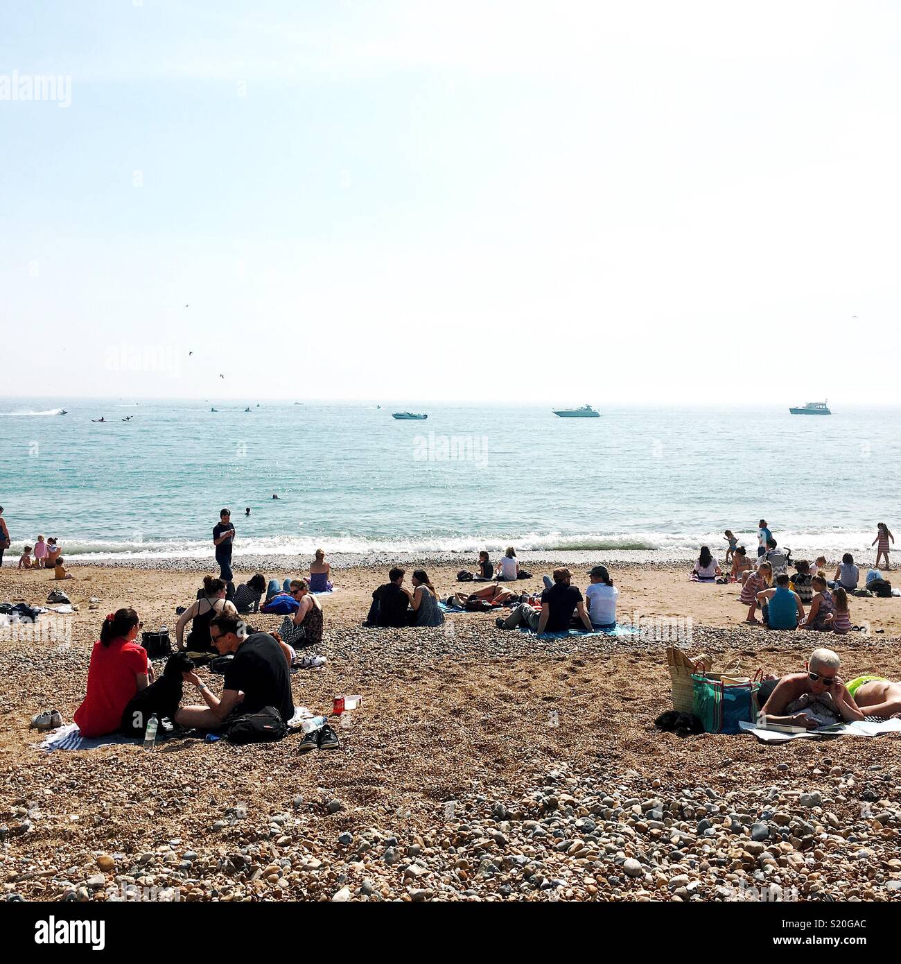 Brighton Beach Stockfoto