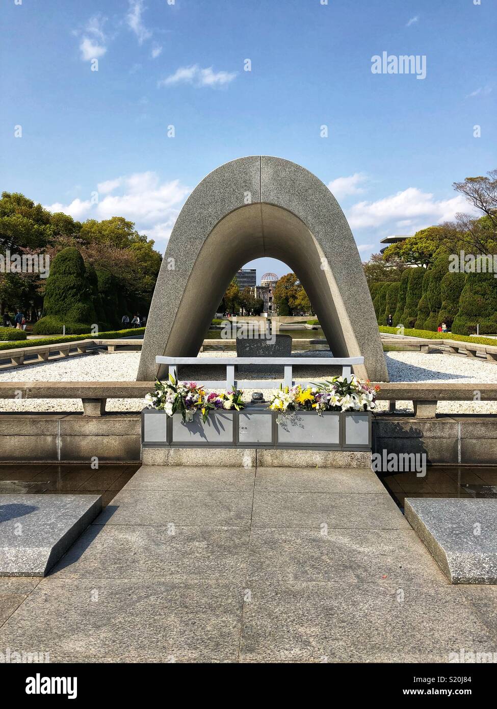 Hiroshima Memorial. Stockfoto