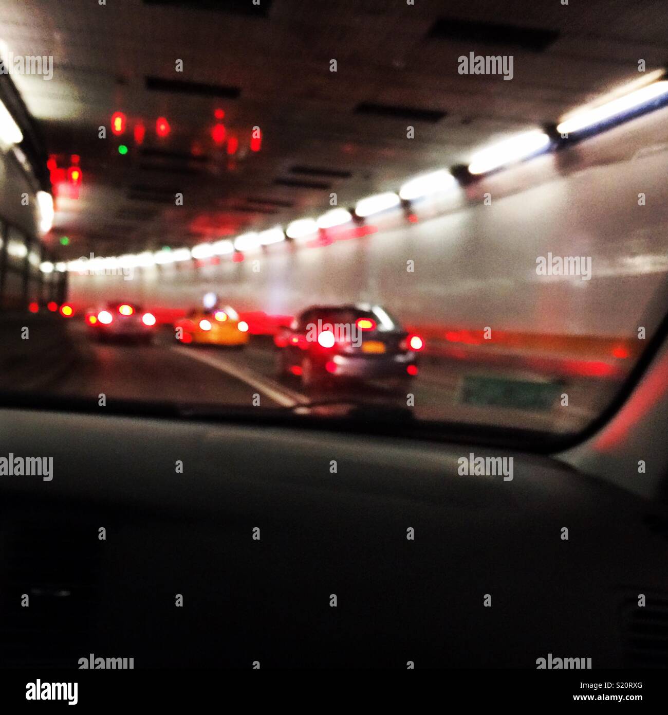 Holland Tunnel (verbindet Manhattan, New York, Jersey City, New Jersey.) Stockfoto