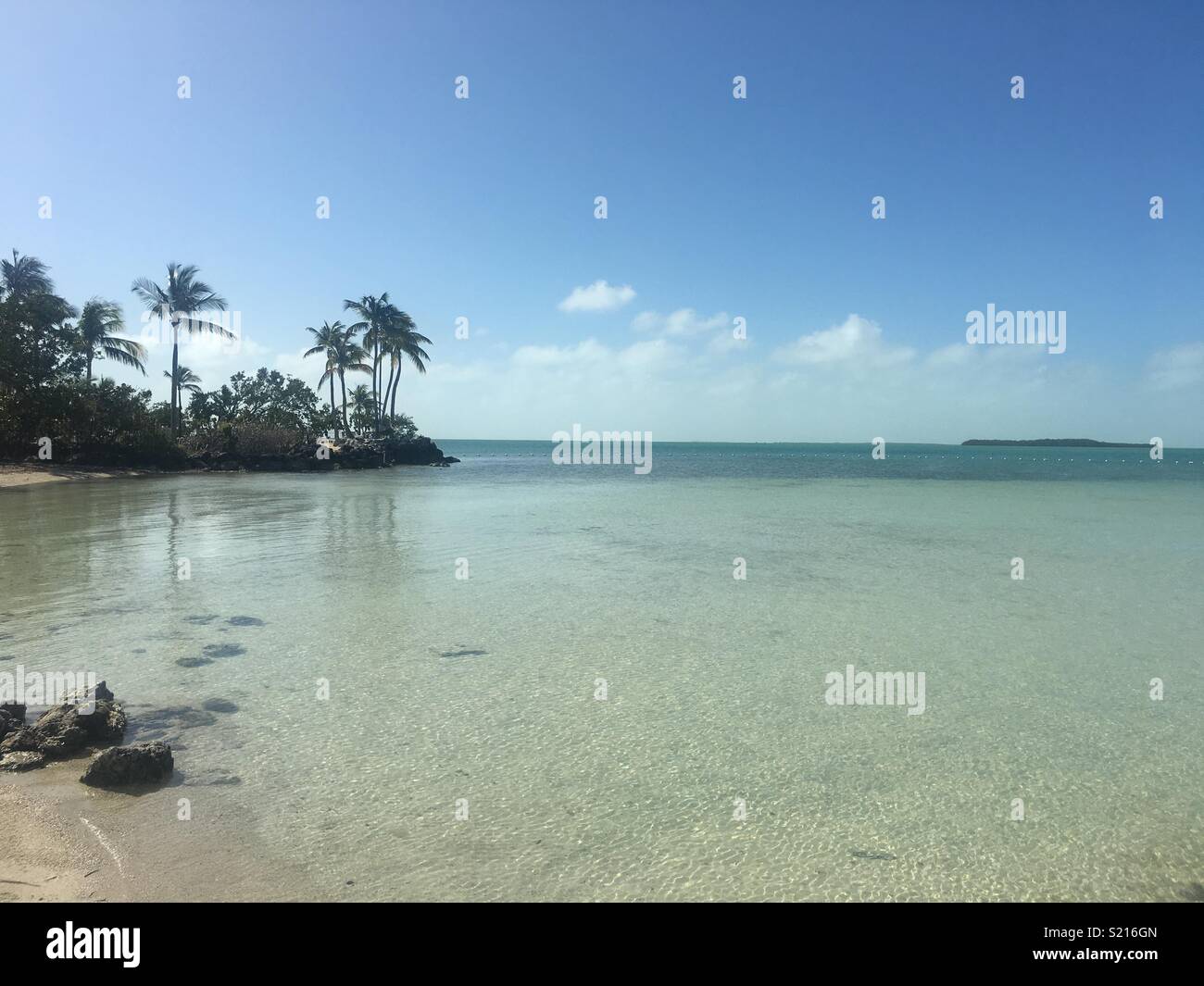 Geheimen Strand auf Key Largo Stockfoto