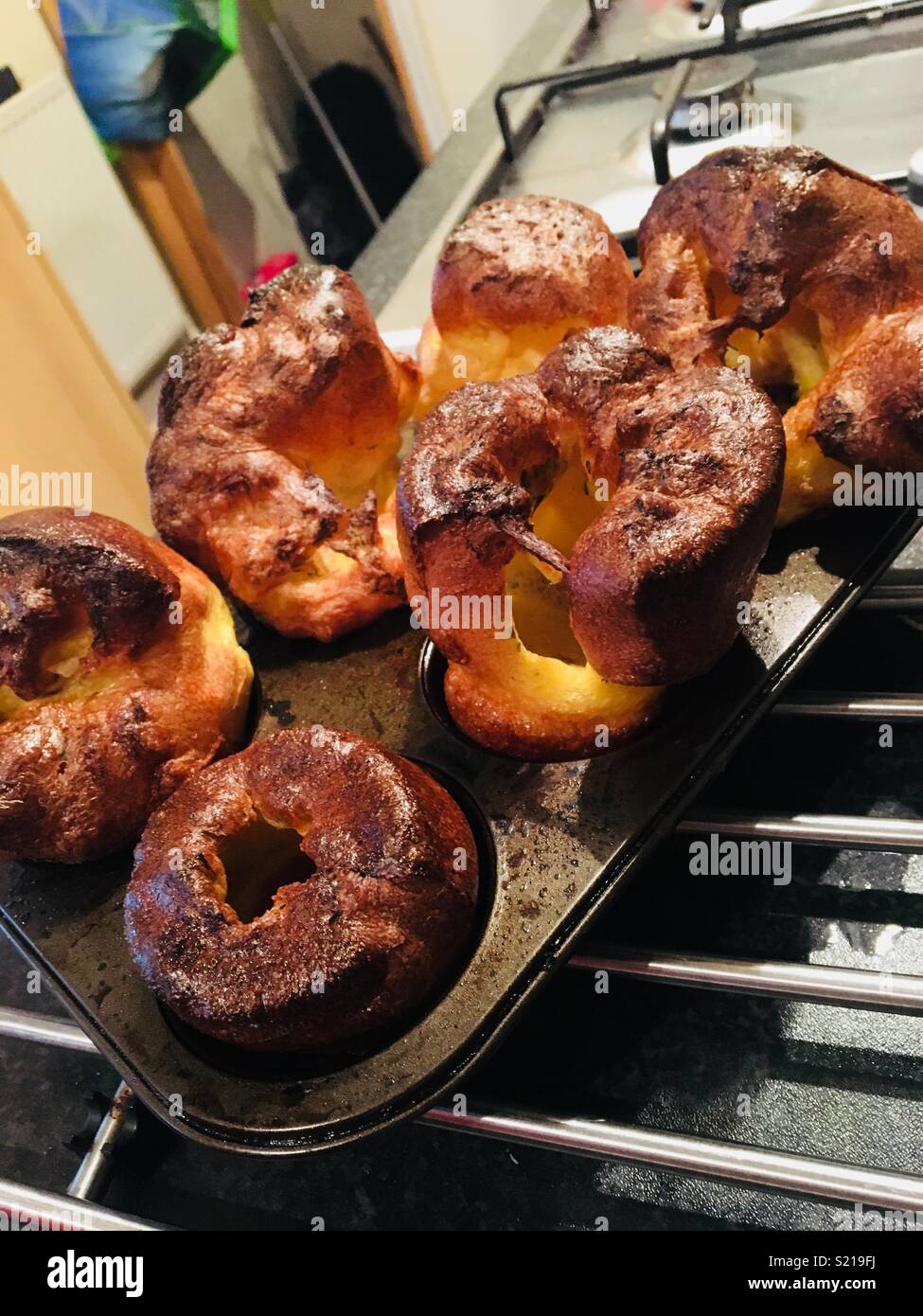 Yorkshire Pudding Stockfoto