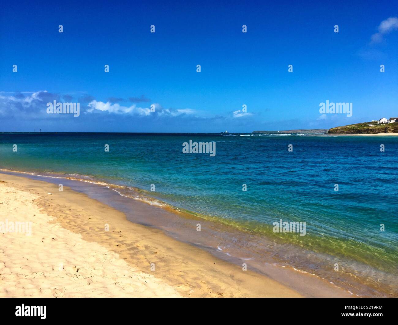 Cornwall Strand Einstellung Stockfoto