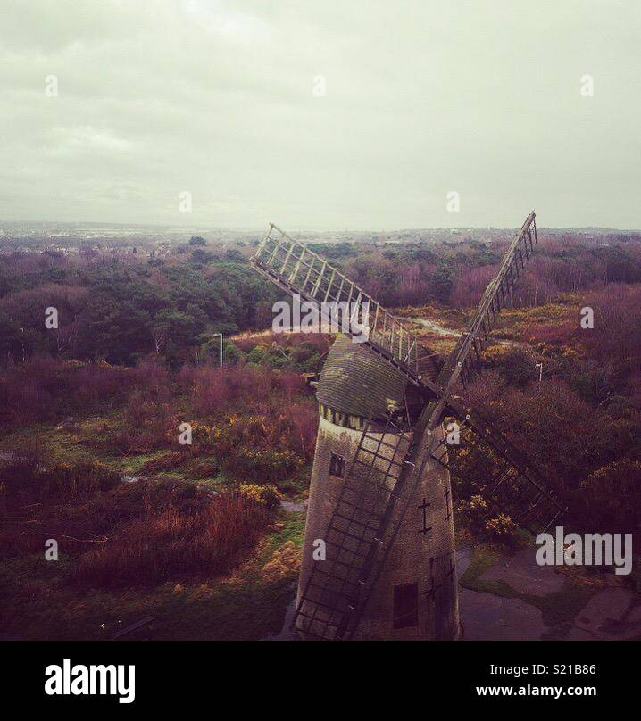 Windmühle Stockfoto