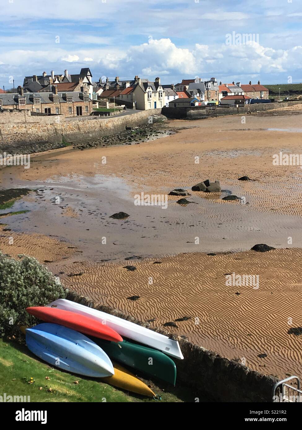 Schottische Hafen - Elie, Fife Stockfoto