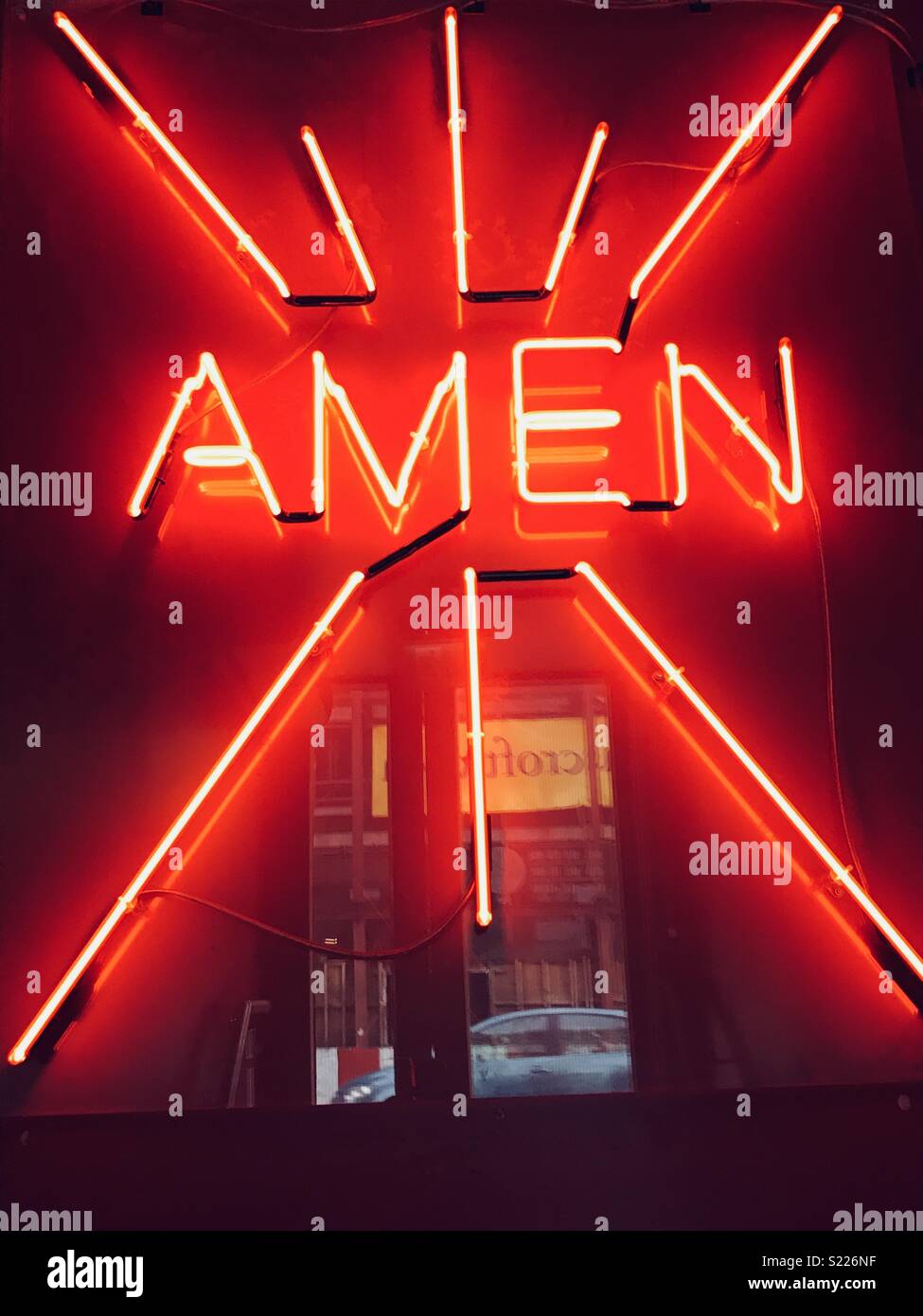 Amen, Red's Wahre Grill, London Stockfoto
