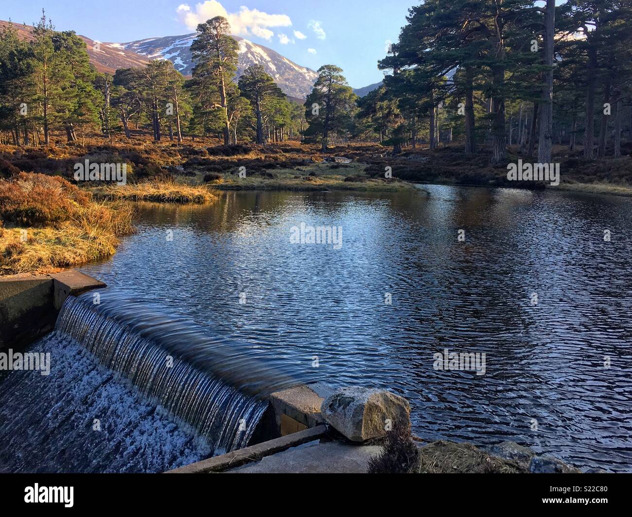 Atemberaubende schottischer Landschaft Stockfoto