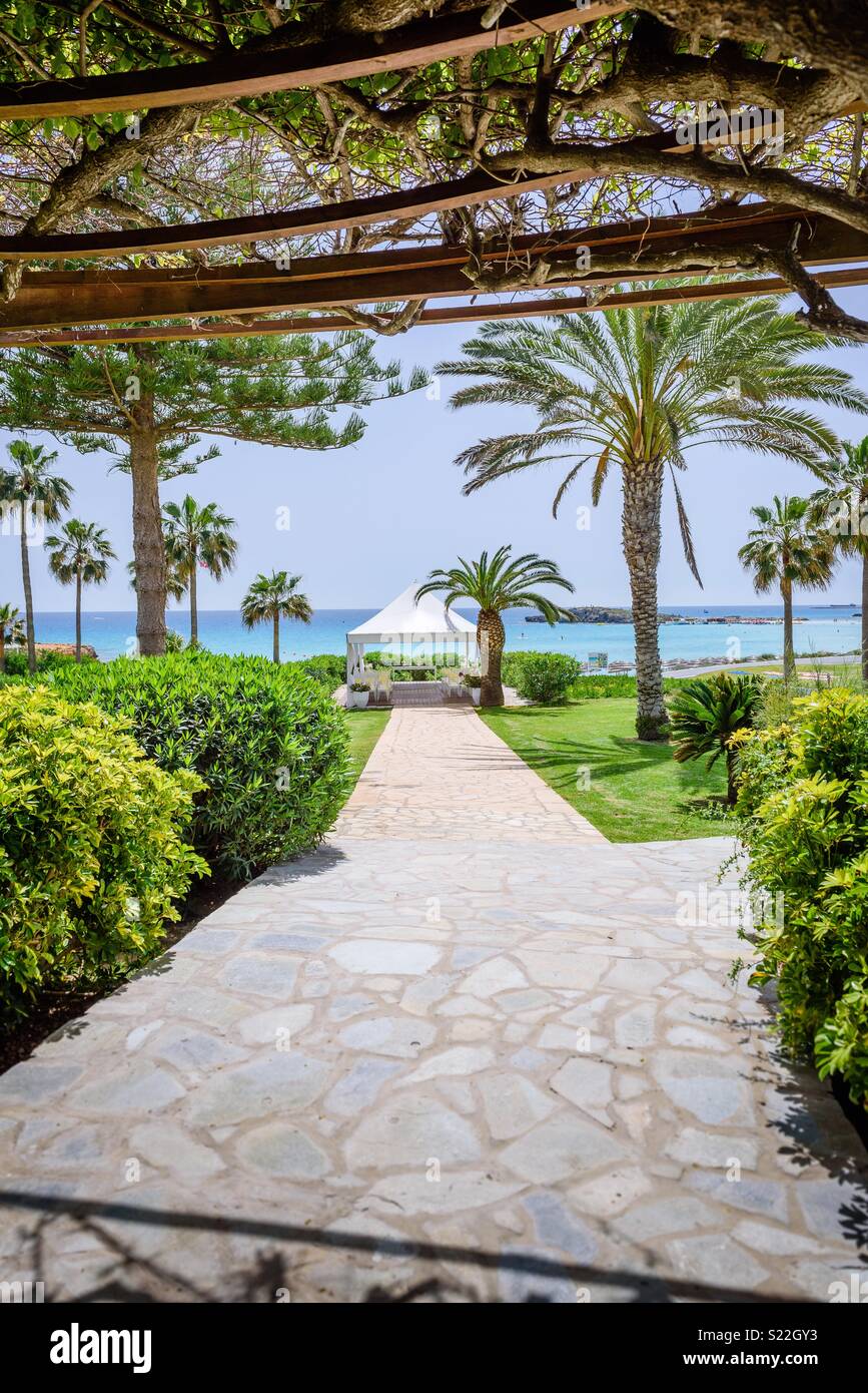 Nissi Beach Hotel Meine Hochzeit Ort Stockfoto Bild 311073143 Alamy
