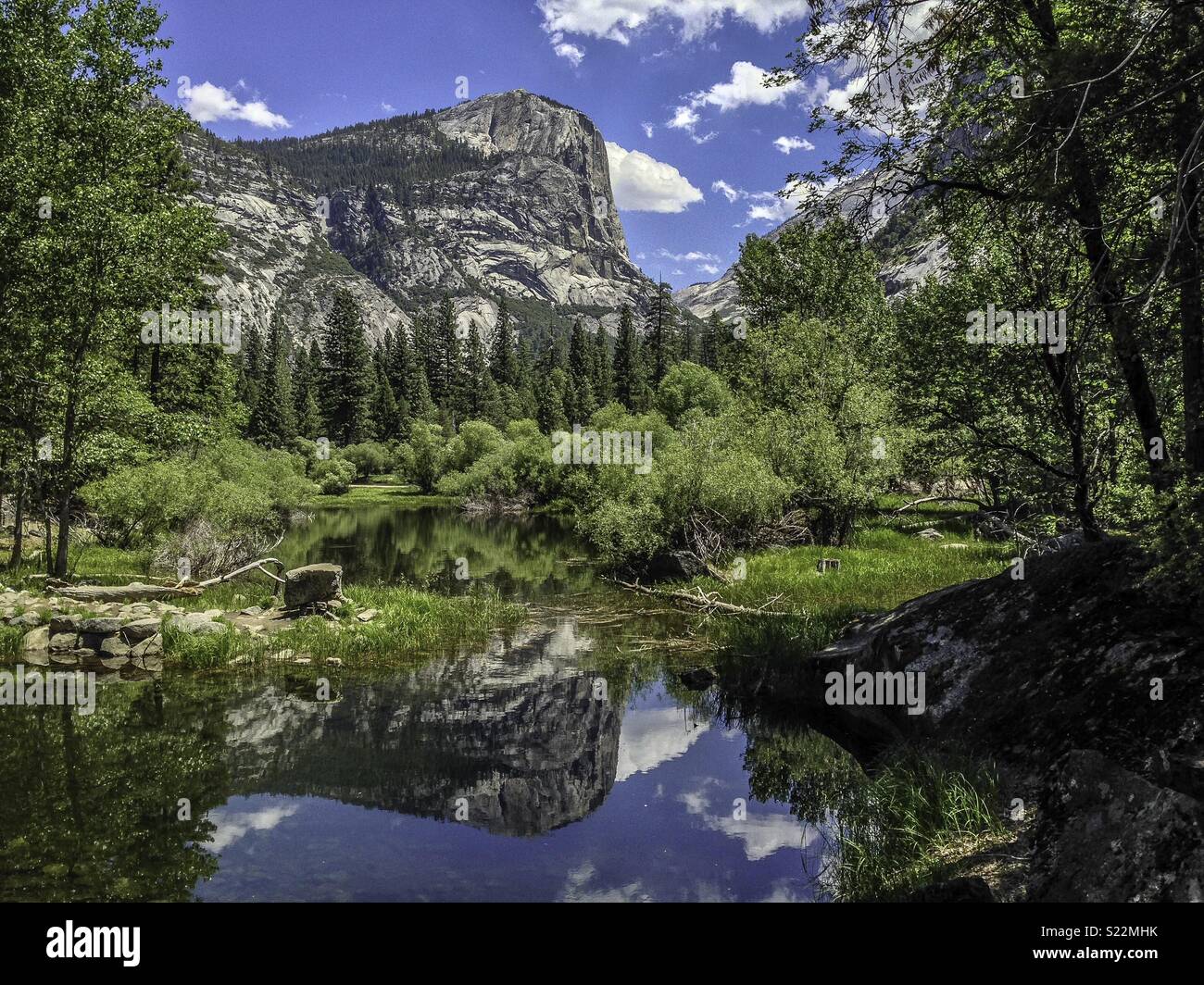 Half Dome-Yosemite-Nationalpark Stockfoto