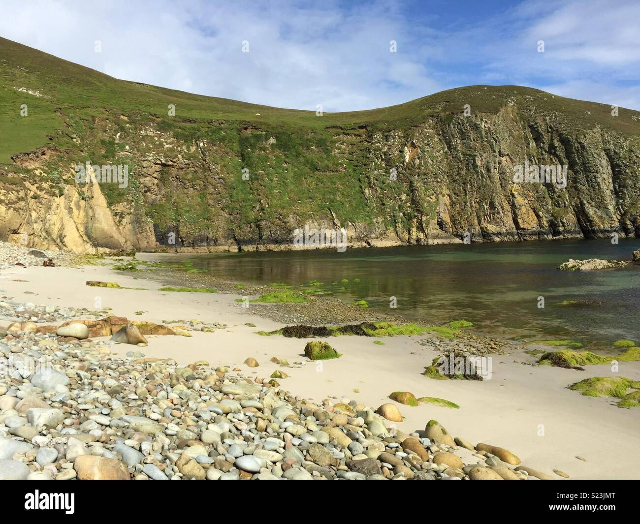 North Haven Beach, Fair Isle, Schottland Stockfoto