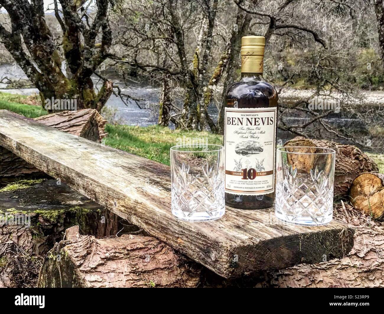 Ben Nevis Whisky Stockfoto