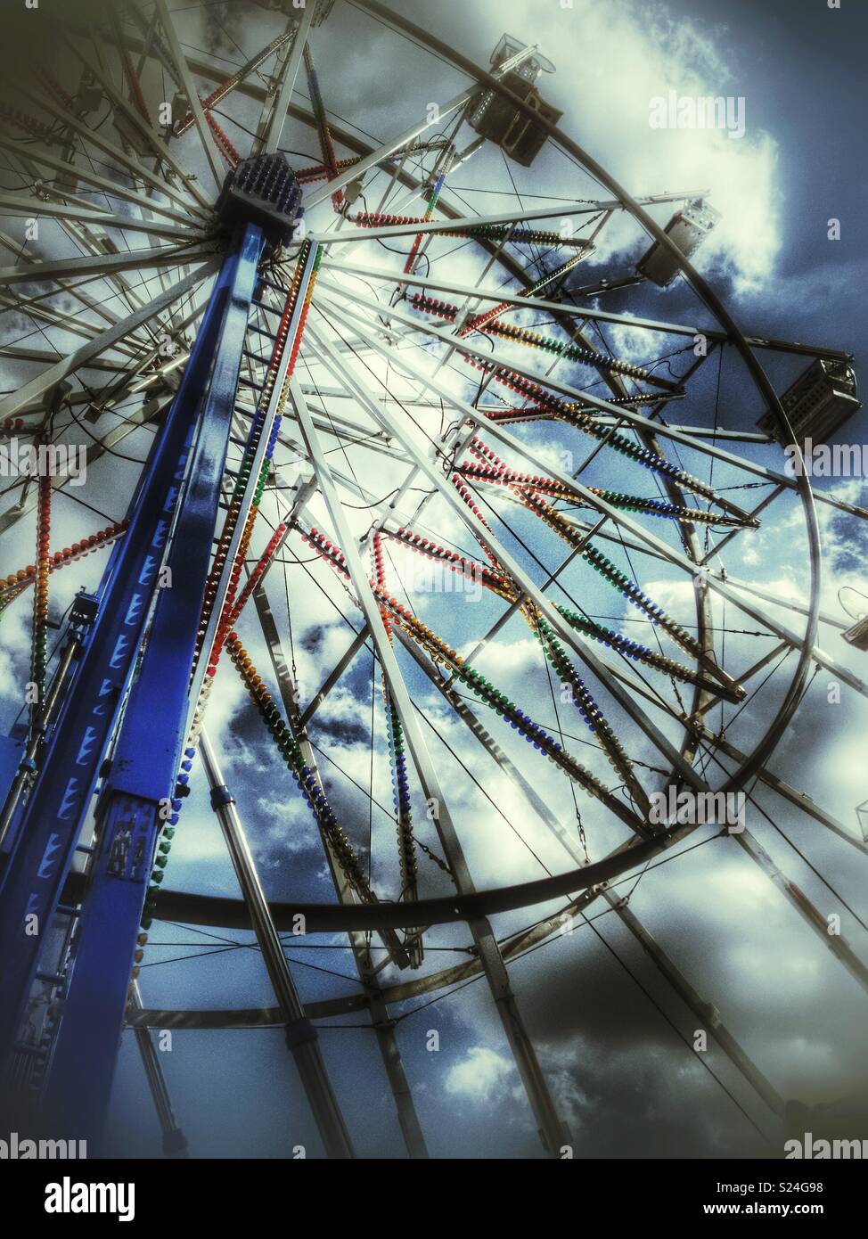 County Fair Riesenradfahrt Stockfoto