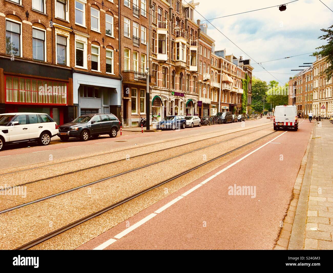 Amsterdam - Smartphone-aufgenommenes Stockfoto