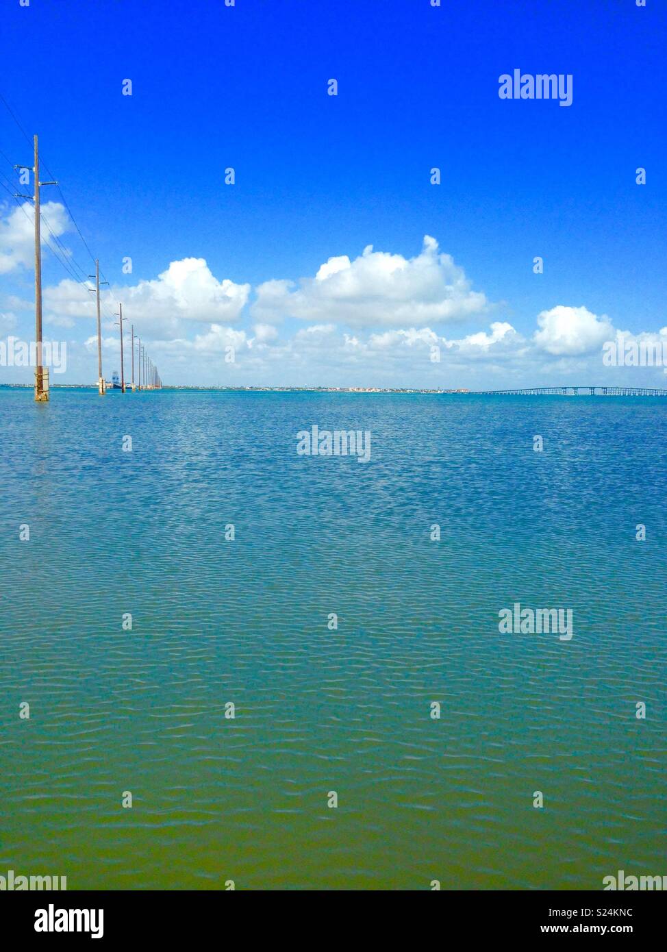 South Padre Island Bayview Stockfoto