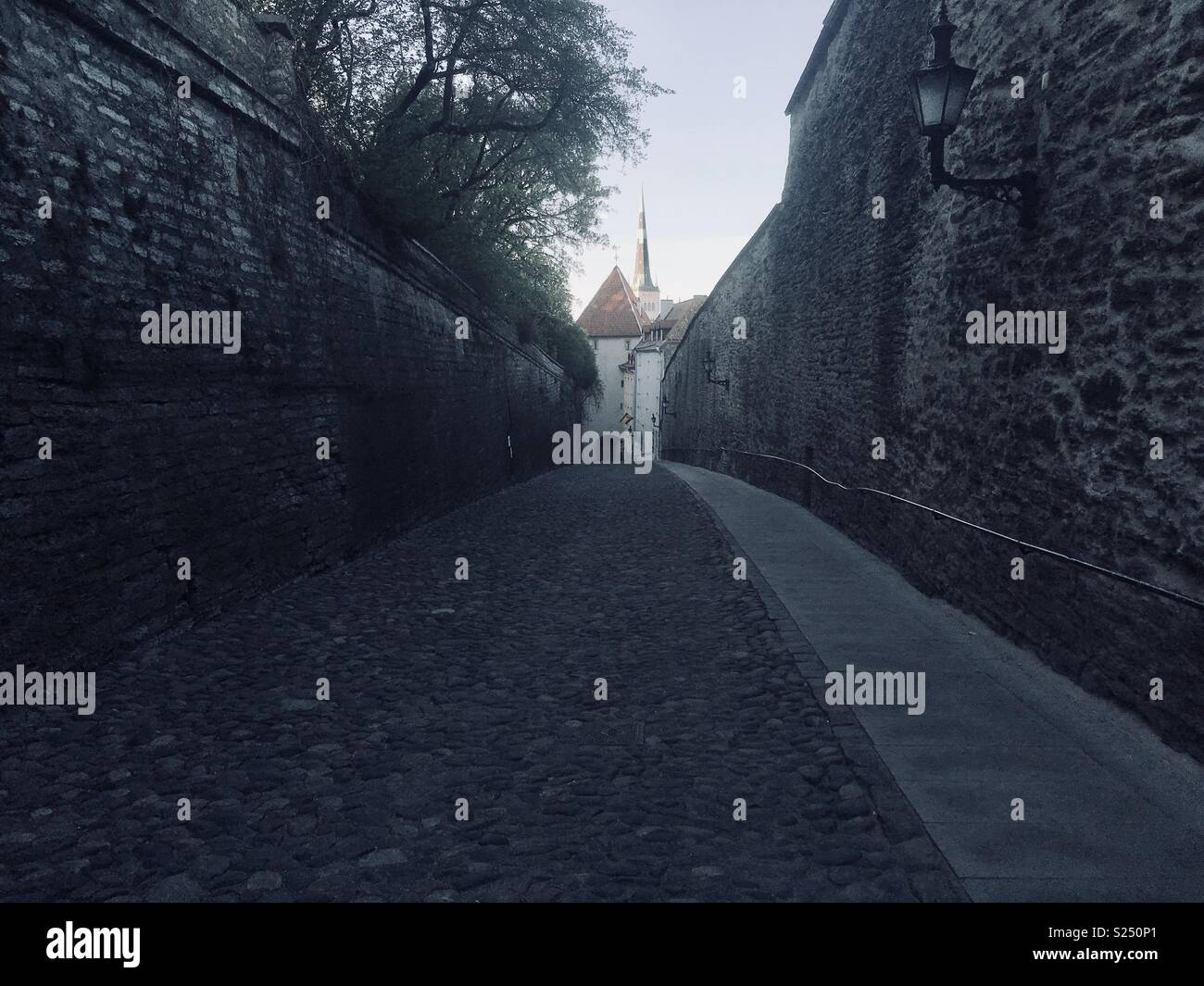 Tallin - Smartphone-aufgenommenes Stockfoto