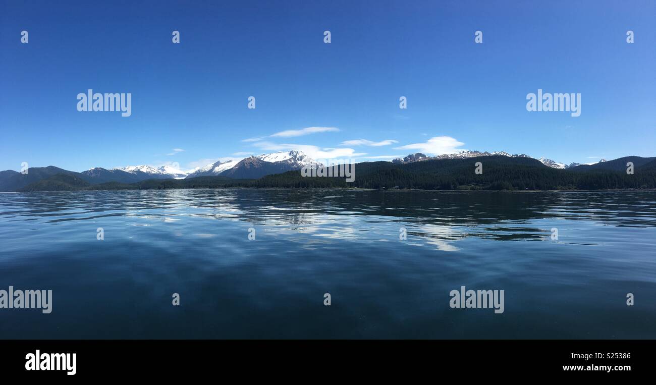 Favoritenliste, Inside Passage, Southeast Alaska Stockfoto