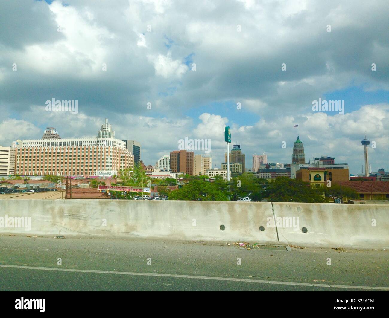 Skyline von San Antonio Stockfoto
