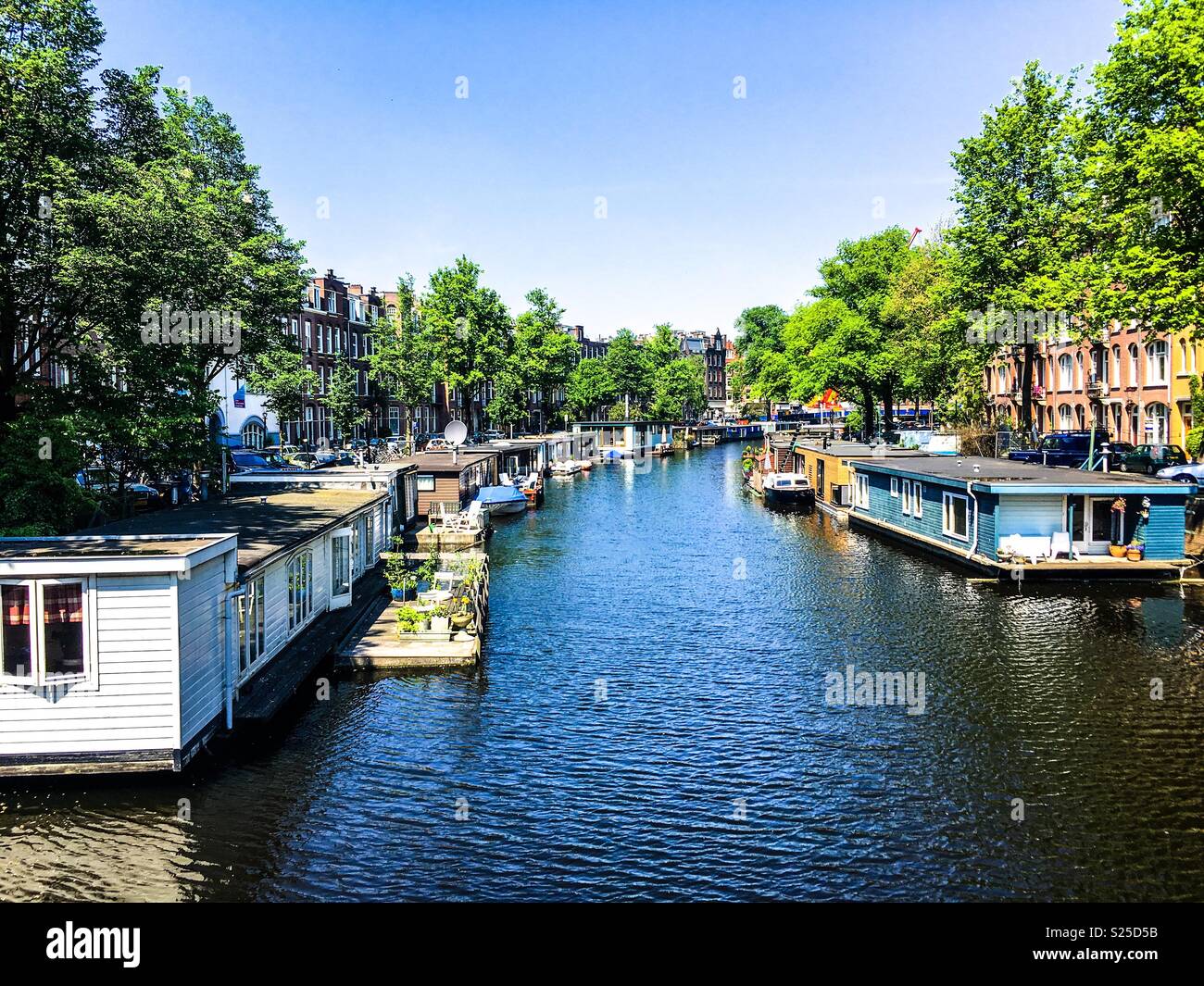 Amsterdam - Smartphone-aufgenommenes Stockfoto