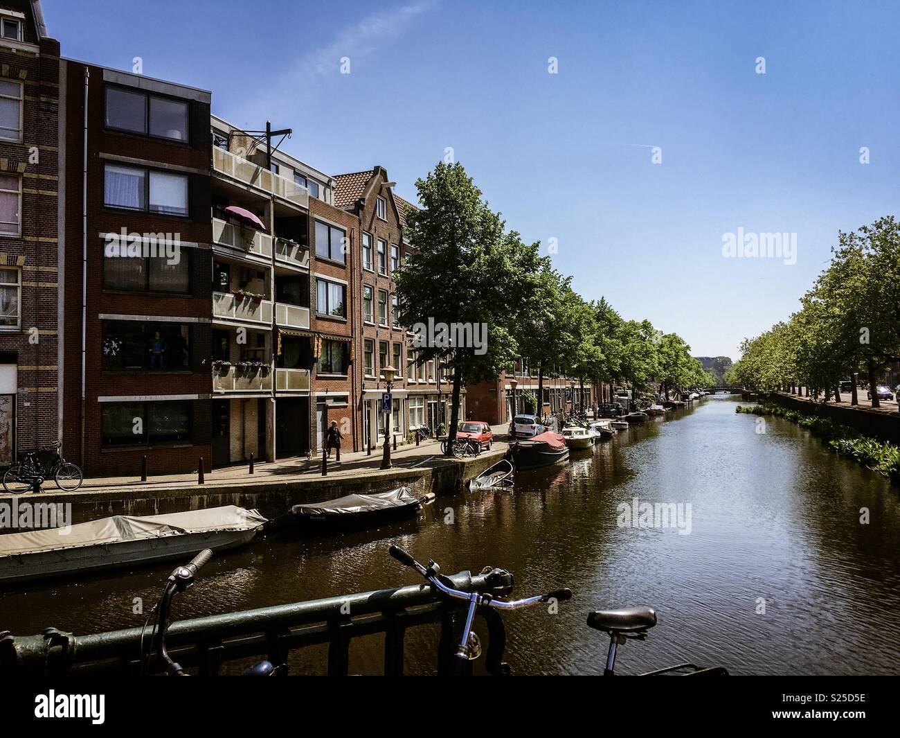 Amsterdam - Smartphone-aufgenommenes Stockfoto