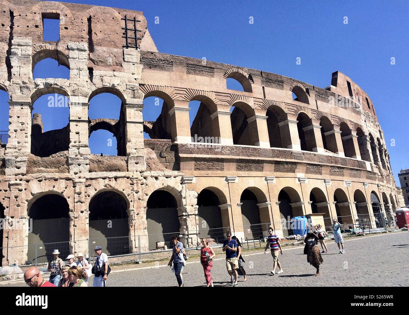 Kolosseum Rom - Smartphone-aufgenommenes Stockfoto