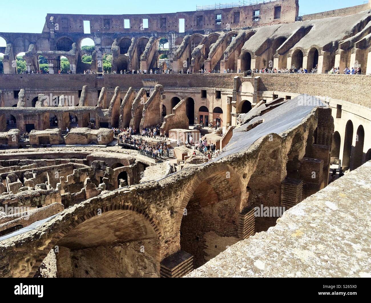 Rom Kolosseum - Smartphone-aufgenommenes Stockfoto
