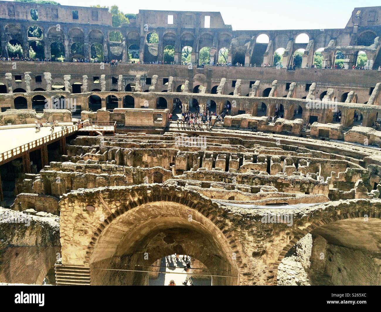 Rom Kolosseum Kolosseum - Smartphone-aufgenommenes Stockfoto