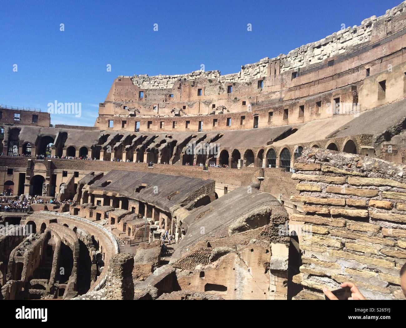 Rom Kolosseum Kolosseum - Smartphone-aufgenommenes Stockfoto