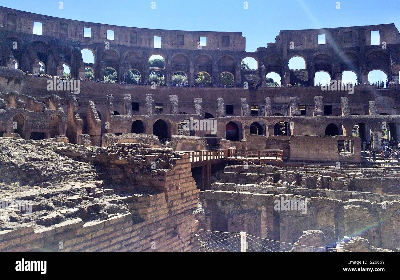 Rom Kolosseum Kolosseum - Smartphone-aufgenommenes Stockfoto