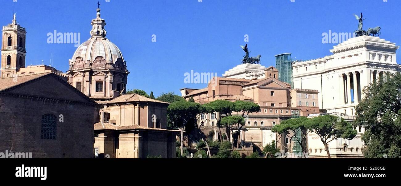 Rom Wagen - Smartphone-aufgenommenes Stockfoto