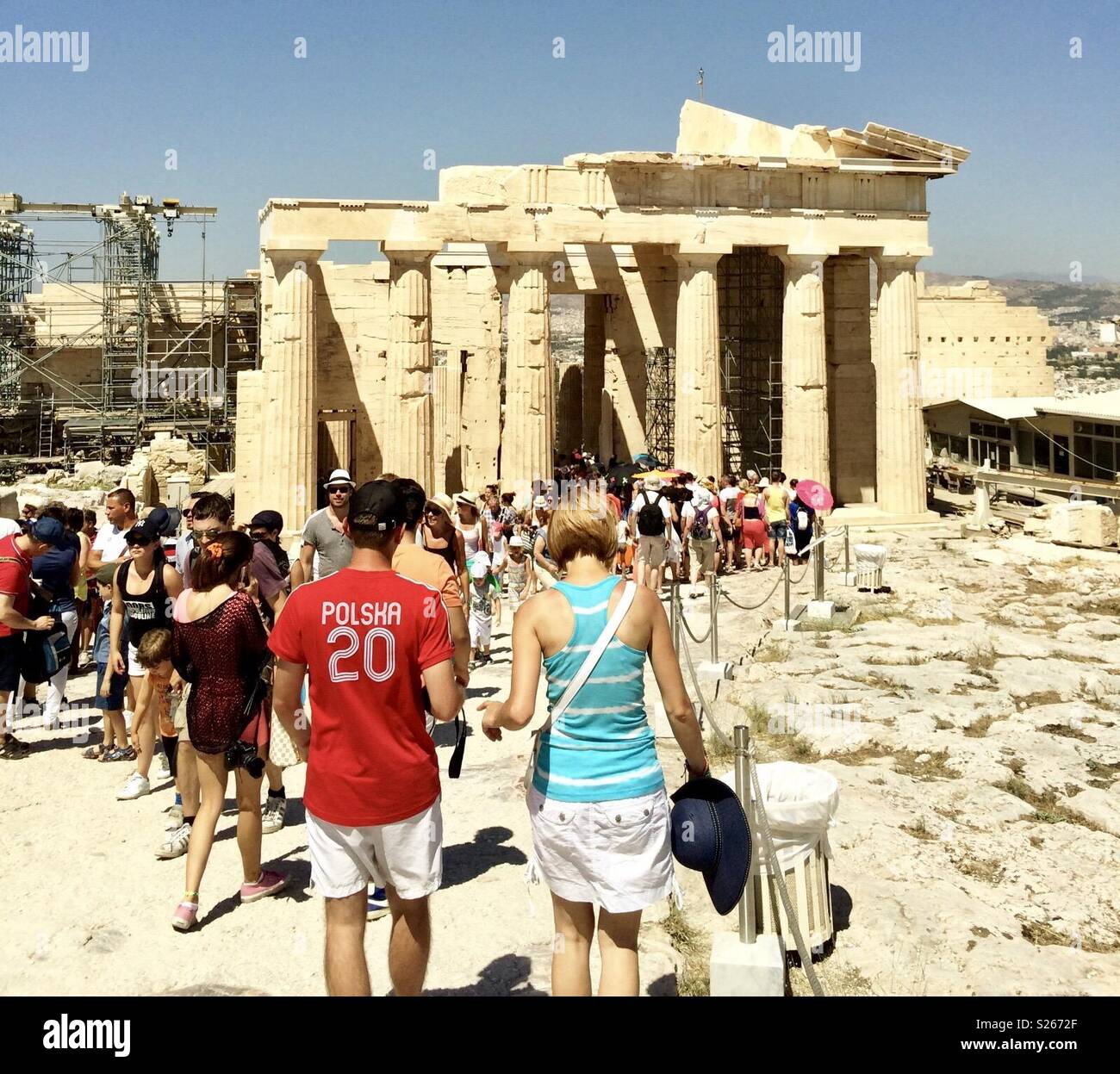 Athen Akropolis Stockfoto Athen Akropolis Stockfoto