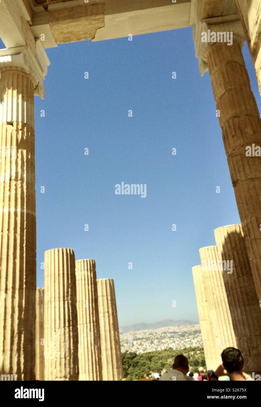 Athen Akropolis Stockfoto Athen Akropolis Stockfoto