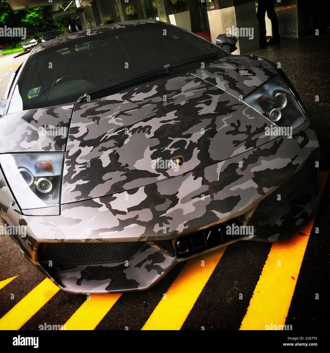 Murciélago LP670 4 SuperVeloce mit Camouflage vinyl Wrap