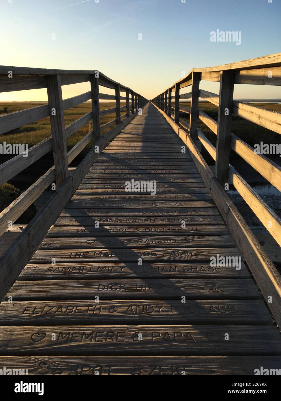 Grays Beach Boardwalk Stockfoto